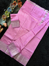 Lavender Pink Mangalagiri Pattu