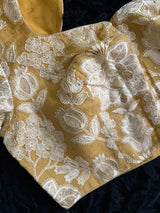 Mustard Yellow Embroidered Blouse 38