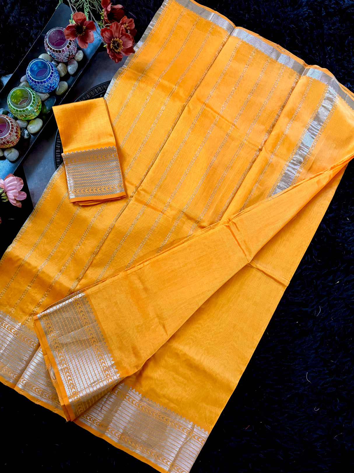 Yellow Mangalagiri Pattu