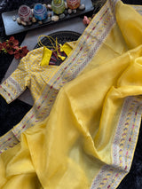 Saffron Yellow Organza