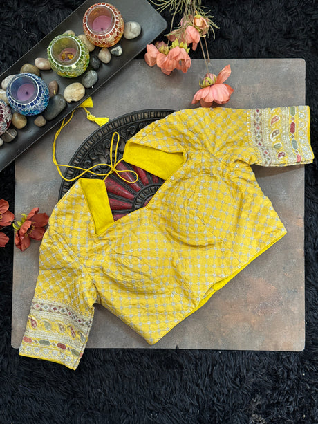 Saffron Yellow Organza
