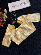Mustard Yellow Embroidered Blouse 38