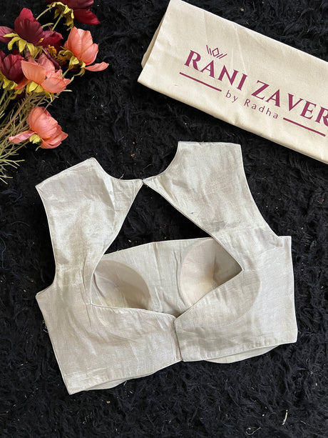 Silver Tissue Blouse 34 36 38