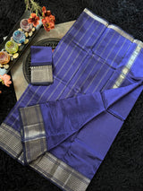 Purplish Blue Mangalagiri Pattu