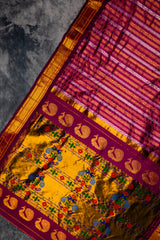 Maharani Paithani Handloom Brocade Pure Silk 