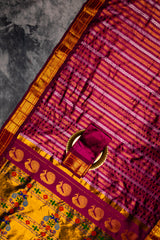 Maharani Paithani Handloom Brocade Pure Silk 