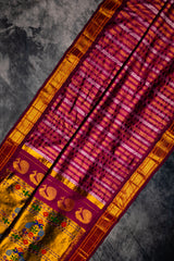 Maharani Paithani Handloom Brocade Pure Silk 