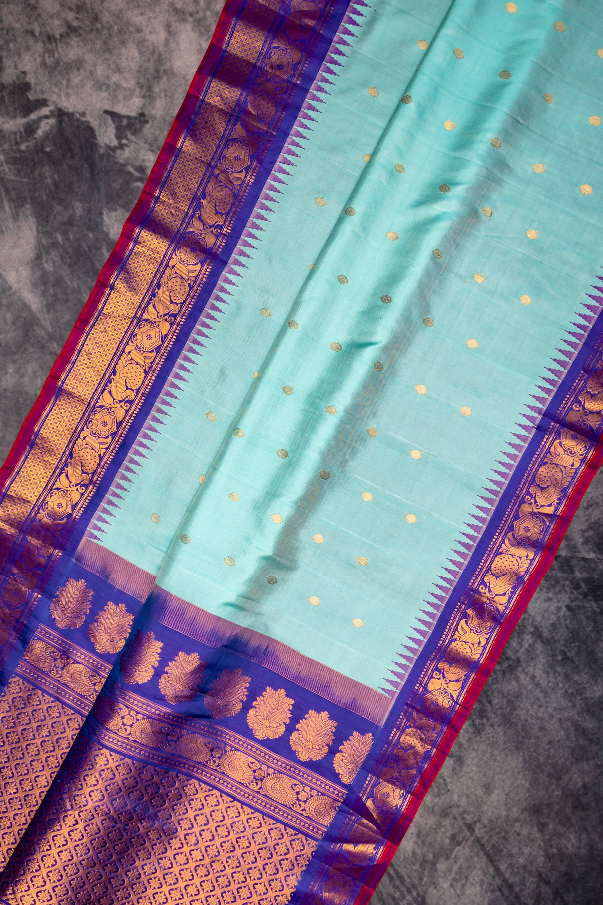 Gadwal Handloom Pure Silk AUS