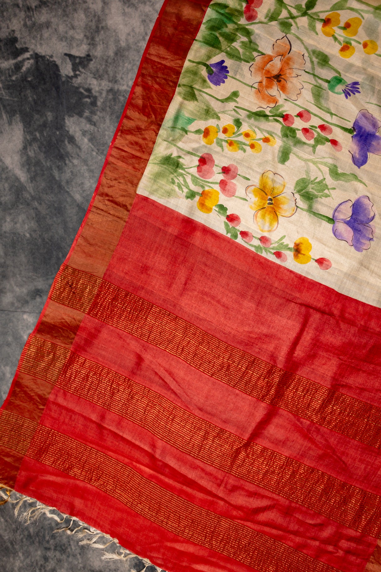  Tussar SIlk saree