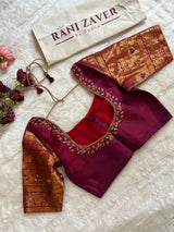 Kanakambaram Wine Gadwal Kanchi Pure Silk