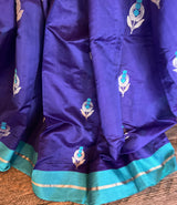 Chanderi Silk by Silk Pattu Silk With Pre-Stitched Blouse AUS