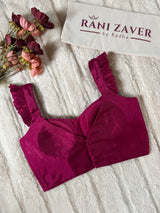 Magenta Pink Tissue  Blouse 34