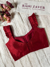 Red Tissue  Blouse 34