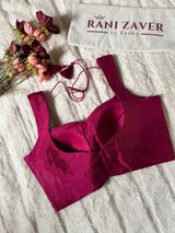 Magenta Pink Tissue  Blouse 38