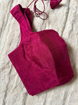 Magenta Pink Tissue  Blouse 38