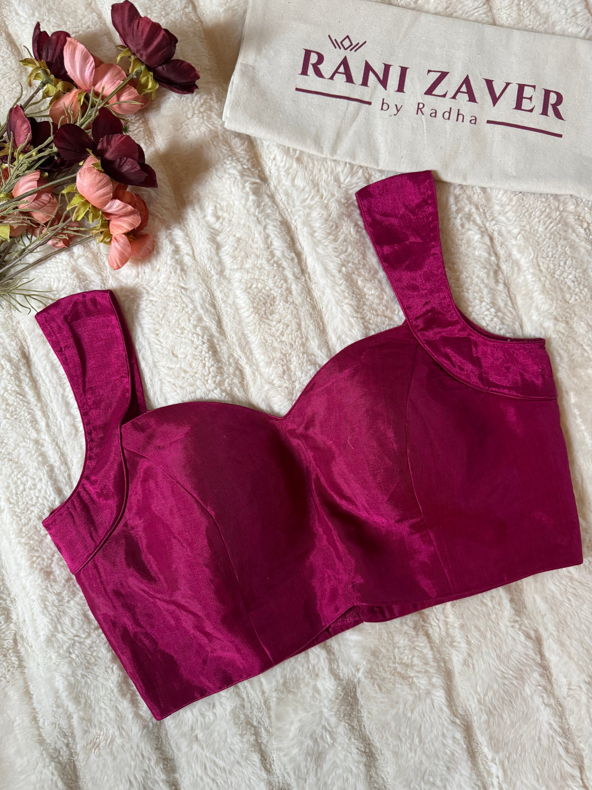 Magenta Pink Tissue Blouse 38