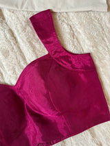 Magenta Pink Tissue Blouse 38
