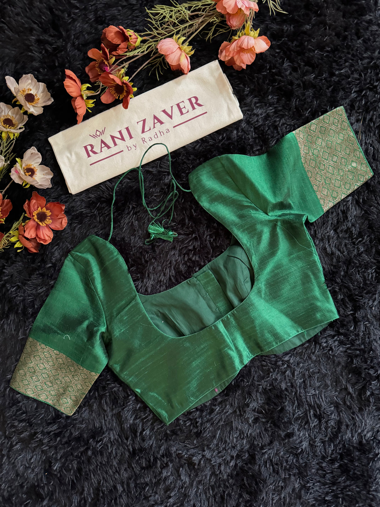 Dark Red Pure Raw Silk Banarasi