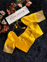 Black Pure Raw Silk Banarasi