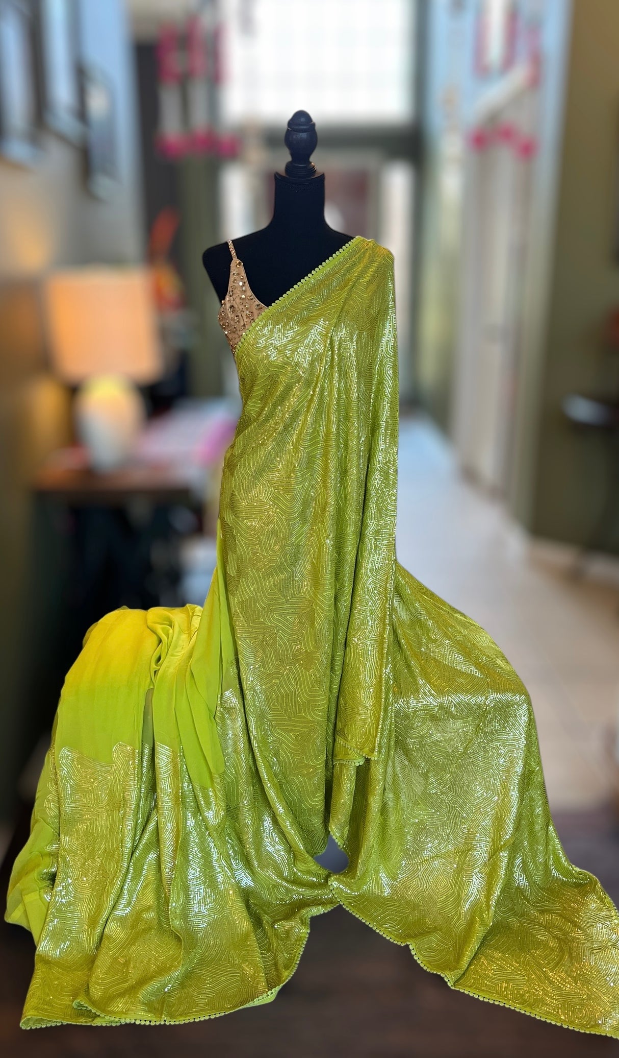 Pure Sequins Georgette