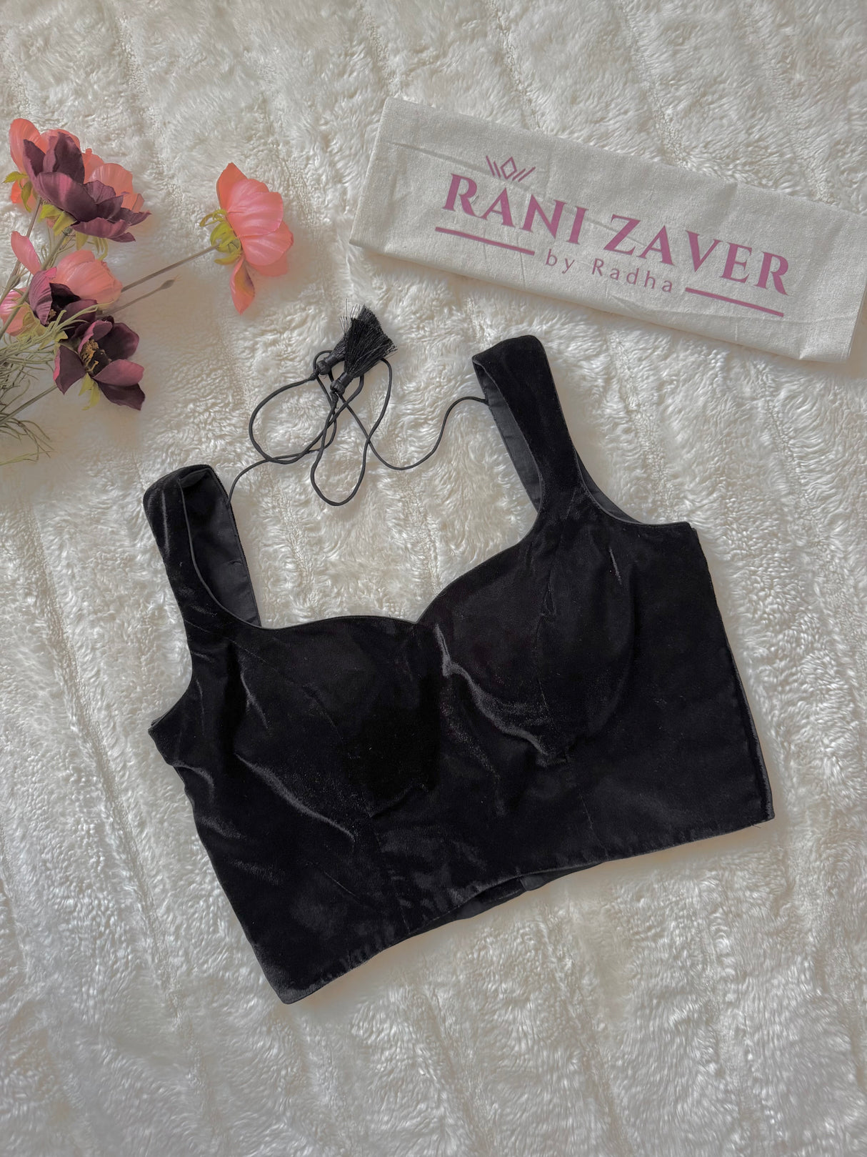 Black Velvet Sleeveless  Blouse 34 36