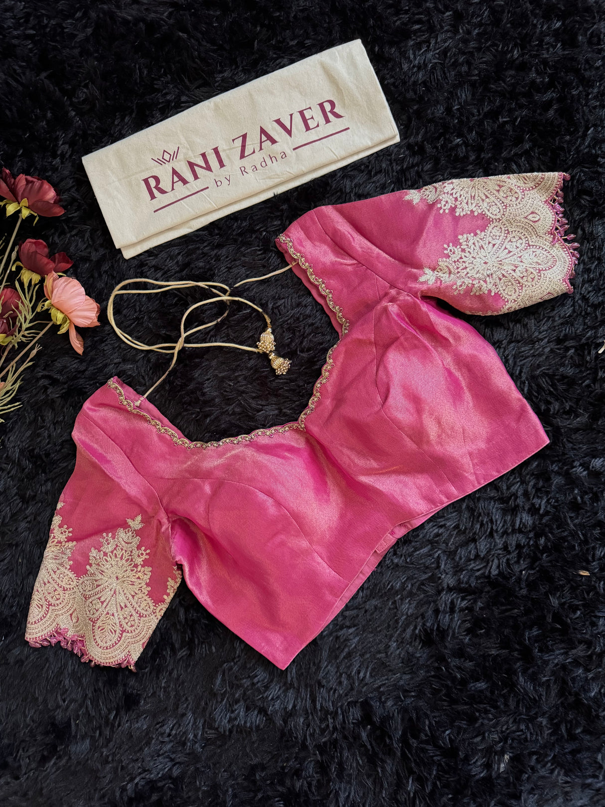 Onion Pink Tissue Organza