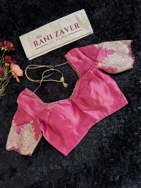 Onion Pink Tissue Organza