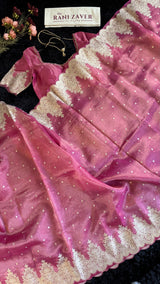 Onion Pink Tissue Organza
