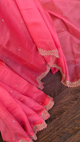 Cotton Candy Pink designer Orgaza