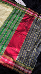 Kathifera Triple Border Khandua Silk Sambalpuri
