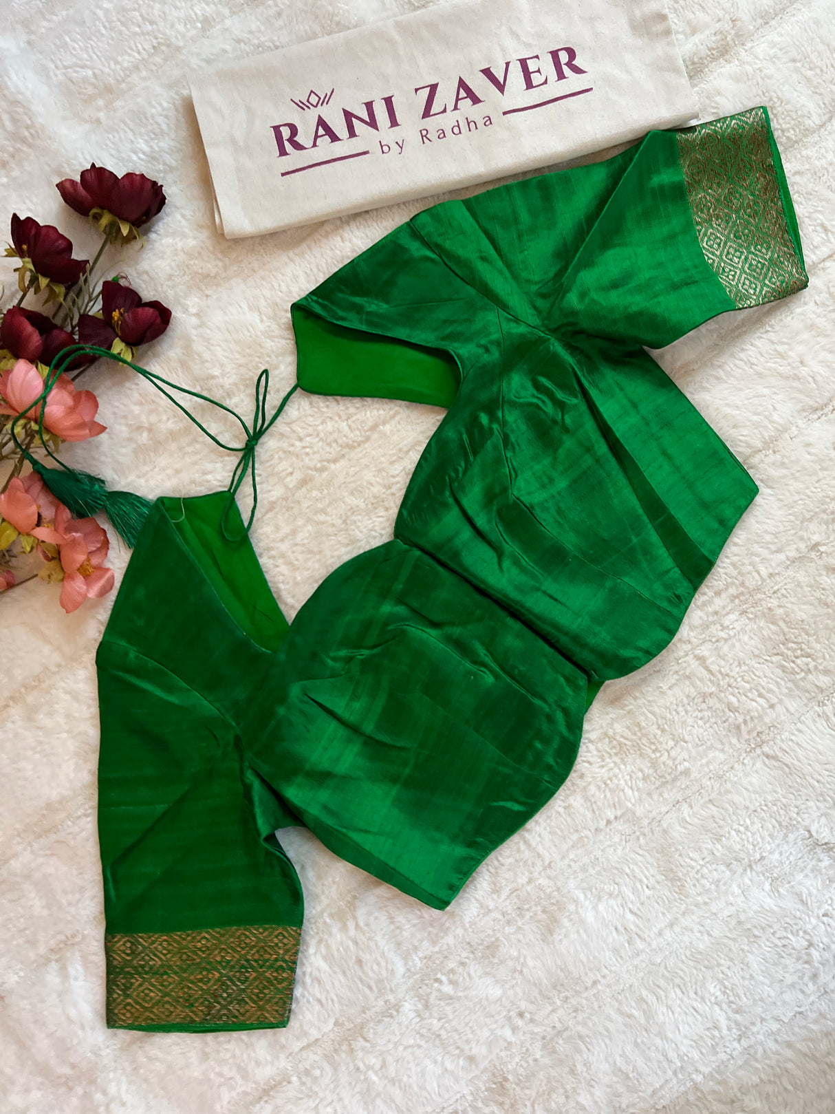 Magenta Banarasi Raw Silk