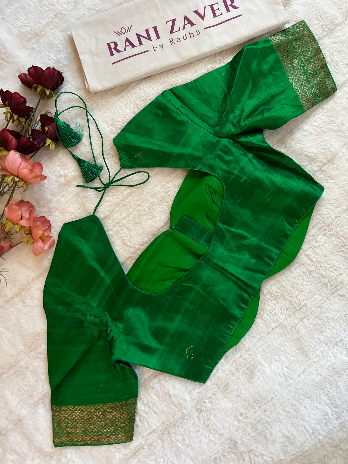 Magenta Banarasi Raw Silk