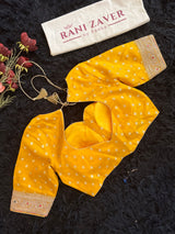 Yellow Glass Organza with Blouse