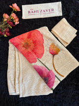 Exclusive Georgette Chikenkari Floral Print Sequins