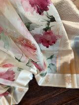 Floral Raw Mango Design Organza