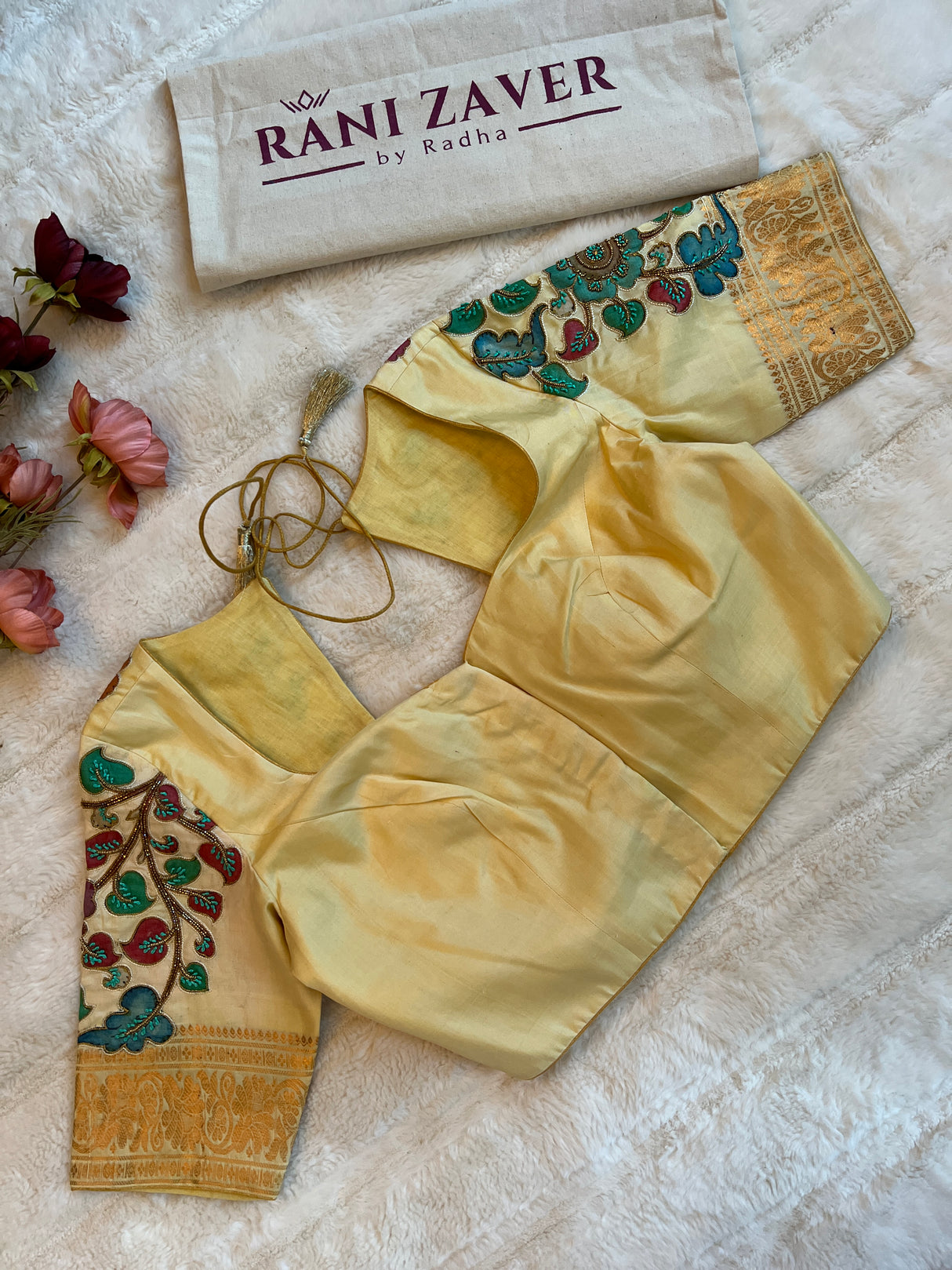 Pista Green Gadwal Pure Silk
