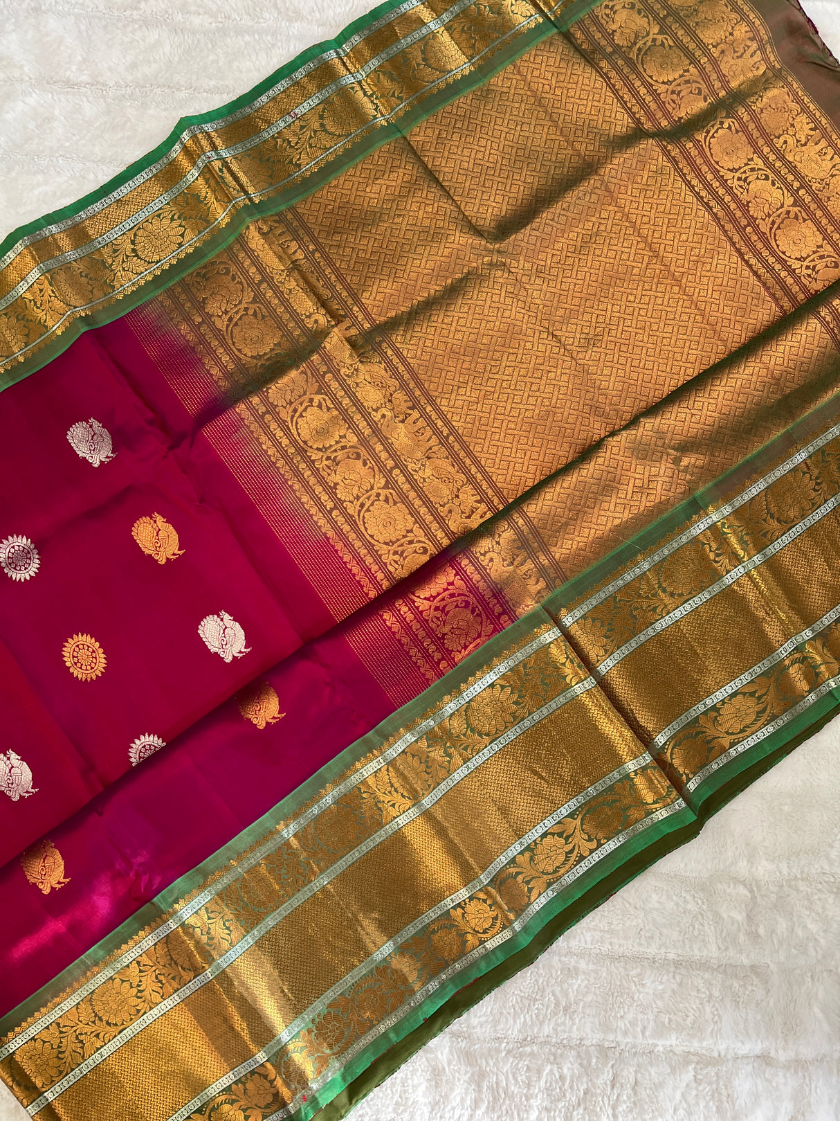 Big Border Gadwal Kanchi Pure Silk