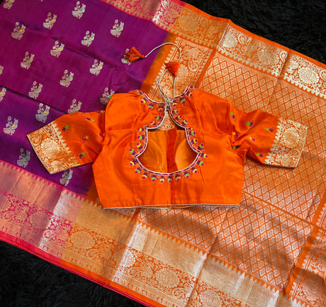 Venkatagiri Pattu saree with blouse 