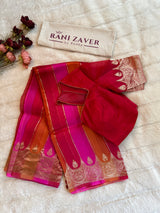 Pure Banaras Kora Rangkat Pattern