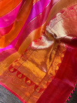 Pure Banaras Kora Rangkat Pattern