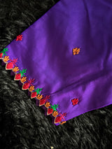 Purple Silk Blouse 38