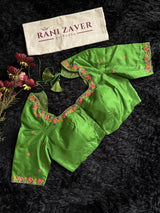 Green Silk Blouse 38