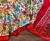 Floral Ikkat Pure SIlk