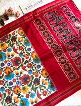 Floral Ikkat Pure SIlk