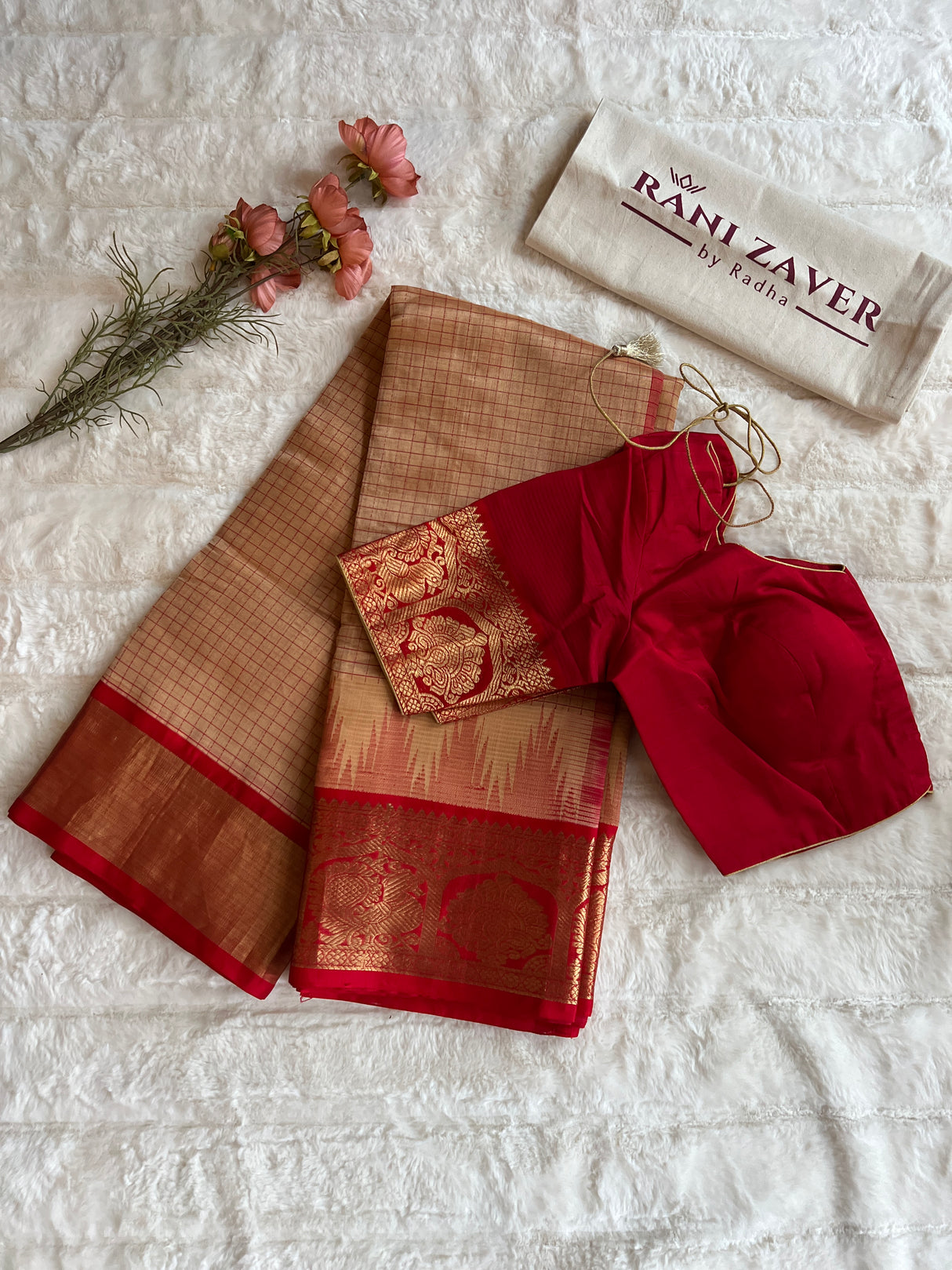 SECO Kanjeevaram pure Silk cotton Handloom Saree