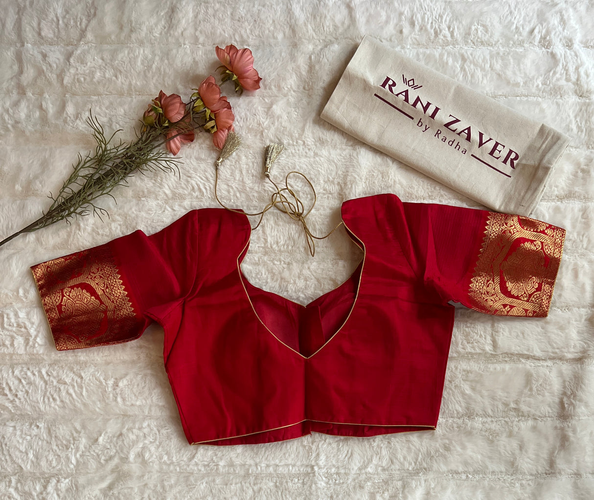 maroon blouse