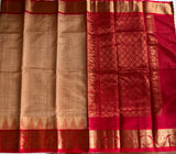 SECO Kanjeevaram pure Silk cotton Handloom Saree