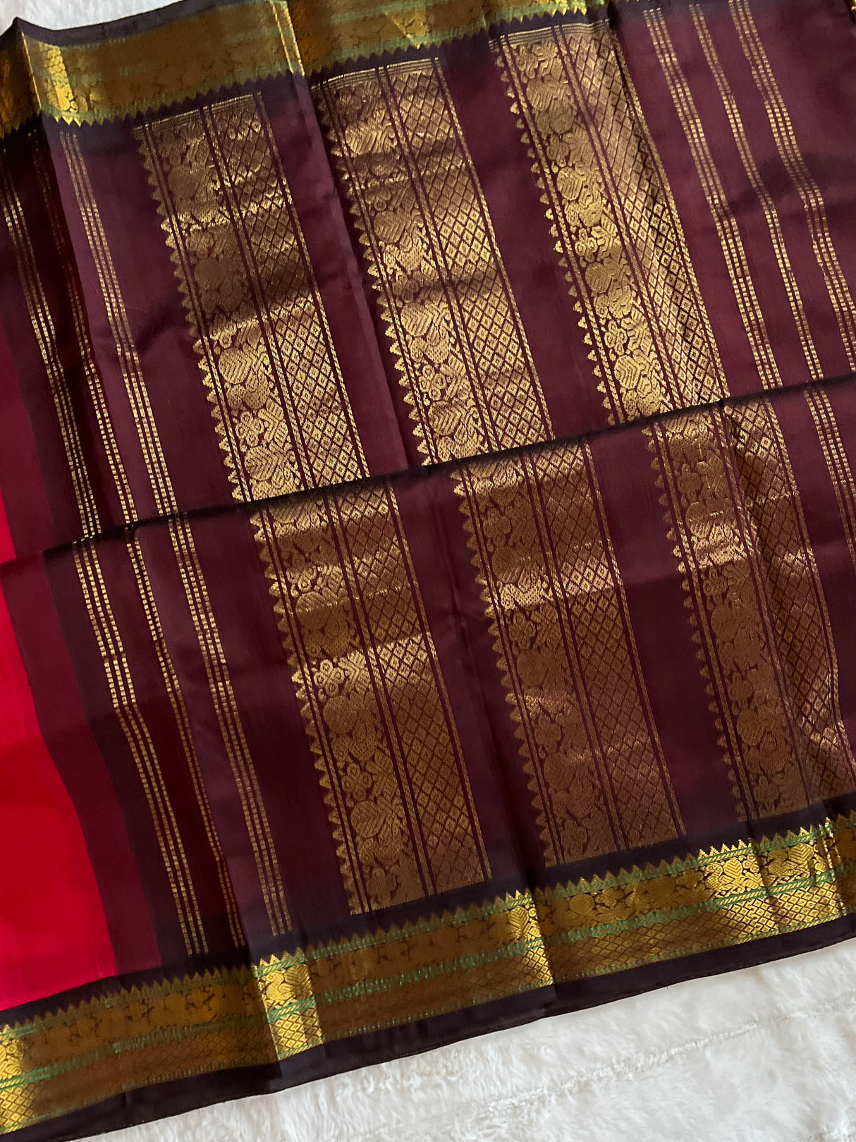 SECO Kanjeevaram pure Silk cotton Handloom Saree