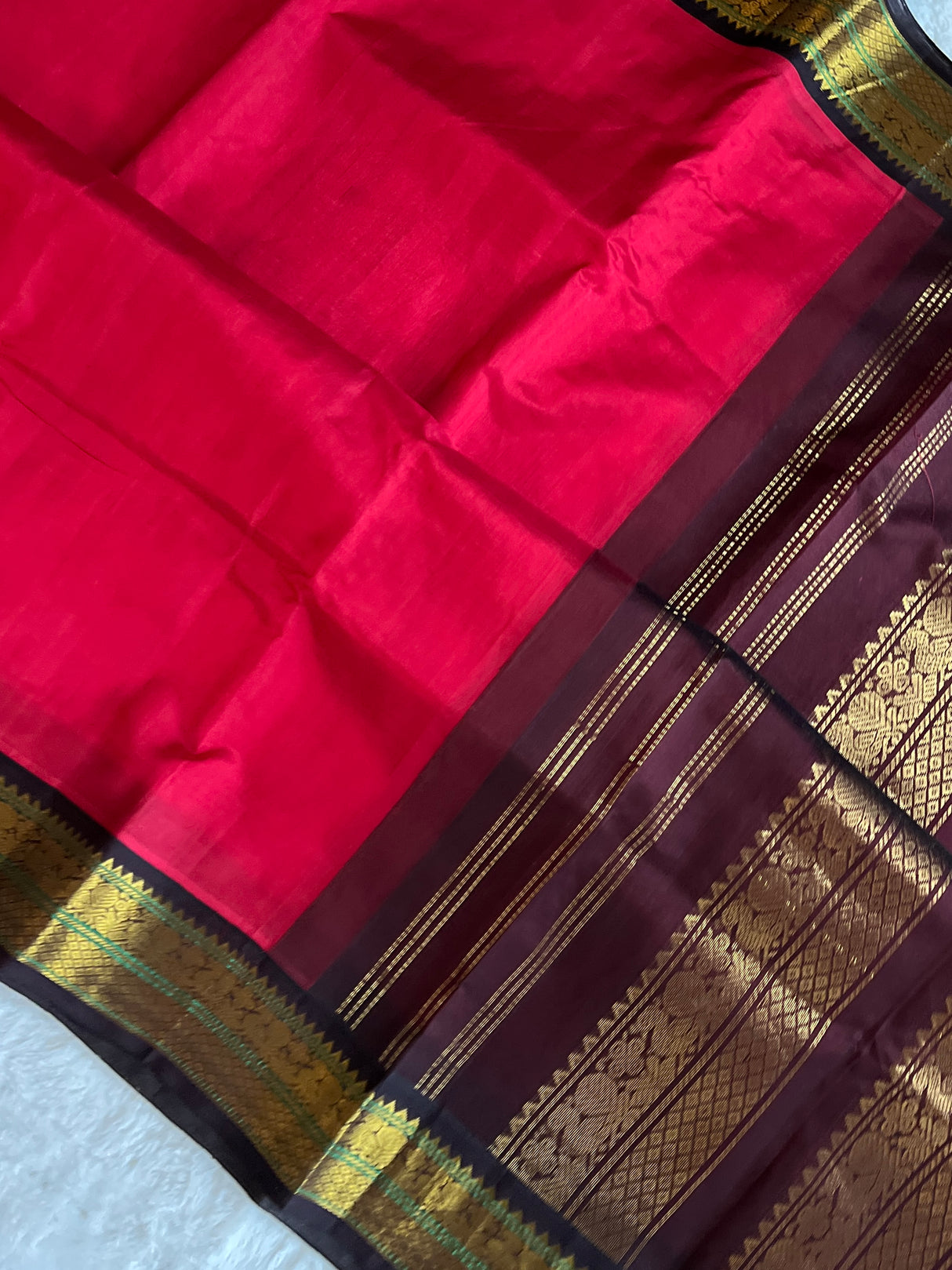 SECO Kanjeevaram pure Silk cotton Handloom Saree