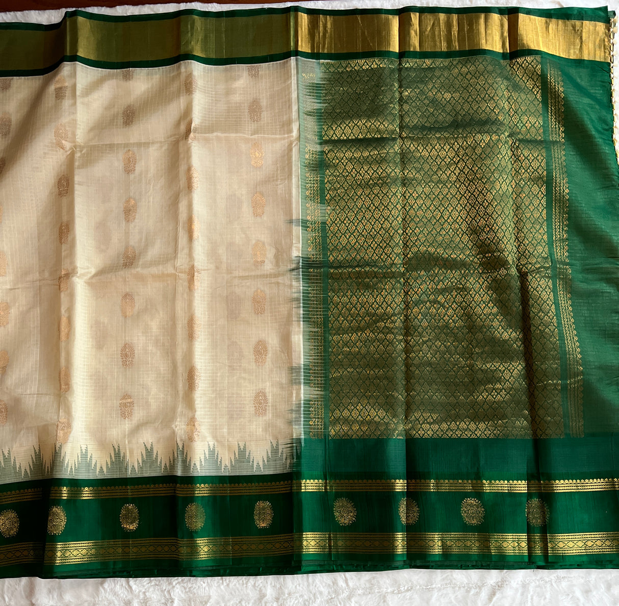 SECO Kanjeevaram pure Silk cotton Saree